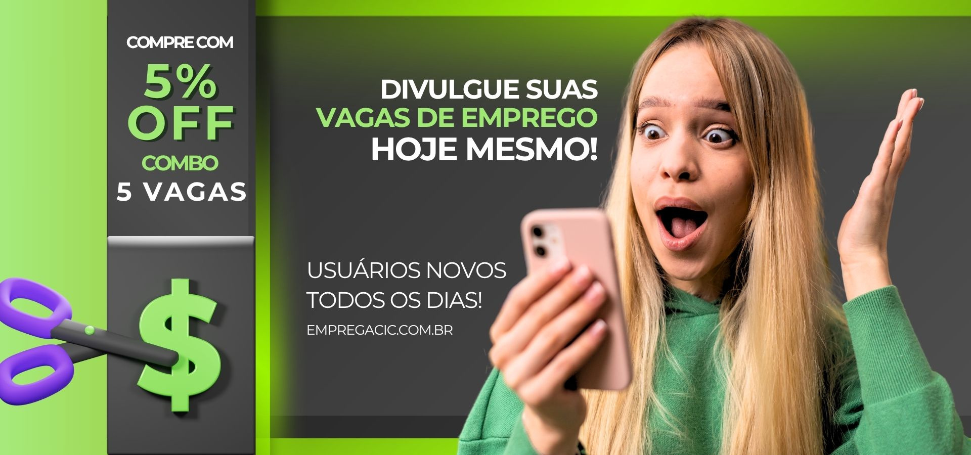 Compre vagas!